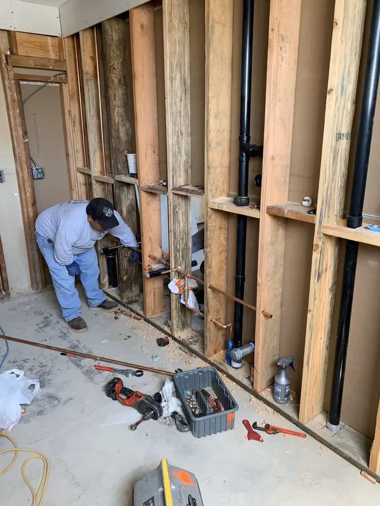 Commercial rough-in plumbing for Water Heater Replacement in Reeds Corner